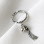 YIZIZAI Simple Make A Wish Matte kirjaga s&otilde;rmus naistele Meestele Retro loominguline avamine H&otilde;bedase v&auml;rvi s&otilde;rmedega s&otilde;rmused peoehted Kingitused