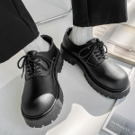 Kevadised uued heledast nahast suure peaga kingad Meeste vabaajajalatsid Meeste v&auml;ikesed nahast kingad 39-44 39 must