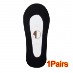 1 paar naiste libisemisvastased n&auml;htamatud sokid j&auml;&auml;siidist pahkluu sokid suvised &uuml;li&otilde;hukesed hingavad sokid madala l&otilde;ikega sokid must