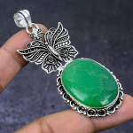 Emerald Natural Gemstone 925 Steling Silver Jewelry Pendant 3.03 n2t00