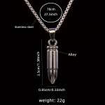 Klassikaline n&auml;gus kuulpea mudeli ripats-kaelakee, parim suveniir s&otilde;pradele must