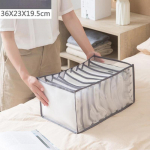 1tk kapp riided p&uuml;ksid sahtel Hoiukast T-s&auml;rk Teksad sahtli jagaja virnastamine aluspesu Viimistleja garderoobi kast 36*17*12CM hall v&auml;rv