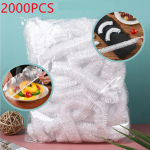 2000/1000/300/100tk.&Uuml;hekordsed katted toodete hoidmiseks k&uuml;lmkapis plastpakendis, toidukatted jalatsikatted, du&scaron;im&uuml;tsid kausid m&uuml;tsikott 2000pcs white