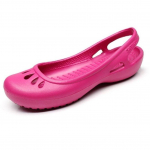 Veekindlad ja hingavad perforeeritud kingad suvel vihmaperioodil vaba aja ja moekad rannaturism naiste v&auml;ljal&otilde;igetega sandaalid &uuml;hev&auml;rvilised mitmek&uuml;lgsed 39 roosa punane v&auml;rv