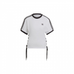 Adidas Originals Trefoil Stripe &Uuml;mmarguse kaelusega Spordis&auml;rk Naiste Topid Valge HK5062 M