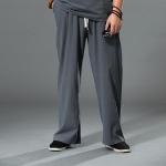 P&uuml;ksid Suured Suvised Meeste Puuvillased K&otilde;rged Suured Suurused Laia s&auml;&auml;rega Linane P&uuml;ksid Suurem&otilde;&otilde;dulised Jooksup&uuml;ksid Meestele Suures suuruses avarad p&uuml;ksid Meestele 5XL hall