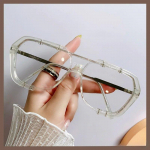 &Uuml;hes t&uuml;kis p&auml;ikeseprillid t&auml;israamiga p&auml;ikeseprillid s&otilde;itmiseks Ultravioletsed suure raamiga prillid Polariseerimata moeaksessuaar