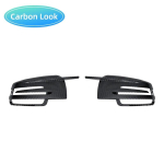 Rear view Mirror Covers For Mercedes-Benz W204 E W212 W176 W246 CLS C218 GLA X156 ABS Carbon Fiber Gloss Black Carbon fiber black