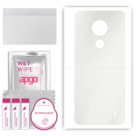 apgo MATTE Protective Skin Sticker for the back compatible with Nokia C21, Wrap Film, Hydrogel Film, Flexible, Soft TPU with positioning layer easy in