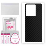 apgo Protective Skin Sticker for the back compatible with Vivo Y55 4G Vietnam, Wrap Film, Foil, Vinyl - Pattern Carbon Black