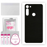 apgo Protective Skin Sticker for the back compatible with Motorola Moto G8, Wrap Film, Foil, Vinyl - Pattern Matrix