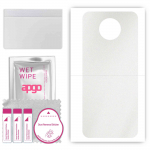apgo Protective Skin Sticker for the back compatible with Nokia G10, Wrap Film, Foil, Vinyl - Pattern Matte Transparent
