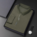 Korea stiilis mood meeste polo T-s&auml;rk l&uuml;hikeste varrukatega tikitud logoga polos&auml;rk XXXL tumesinine