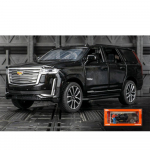 1/32 Cadillac Escalade maastur, tsingisulamist survevalatud m&auml;nguautomudel, simuleeritud maastikus&otilde;iduk heli ja valgusega 1/32-Size:16*7.5*6cm