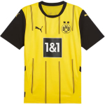 Puma Borussia Dortmund 2024-2025 Hooaeg SS24 Kiiresti kuivav Kitsa l&otilde;ikega L&uuml;hikeste varrukatega Jalgpallis&auml;rk Meeste Topid Kollane 774946-01 S