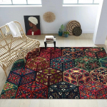 Maroko etnilises stiilis vaip elutuba diivanilaud vaip suur ala magamistuba Retro Bohemian p&otilde;randaalune matt p&otilde;randamatt vaip 40x120cm
