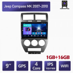 Android 2 Din auto multimeediumipleier Jeep Compass MK 2007-2010 peaseadmele Stereo Carplay GPS-navigatsioon BT WIFI 2+32GB 1+16GB