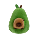 Avokaado pl&uuml;&uuml;sis m&auml;nguasi Capybara Doll Capibala magamispadi suur pl&uuml;&uuml;sist p&uuml;hadekink Kawaii loominguline puu-kaltsukast nukupadi 35cm