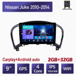 Android Auto raadio Carplay Nissan Juke 2010-2014 jaoks Multimeedia Video M&auml;ngija GPS Navigatsioon WIFI 4+64GB 2+32GB