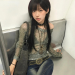 Grunge Aesthetics V&otilde;rktopid Jaapani Y2k l&auml;bipaistvad topid Vintage Harajuku See Through Crop Top Korea moodne lipsuv&auml;rvi T-s&auml;rk S hall
