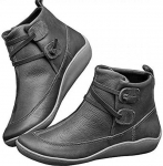 Naiste Arch Support Saapad L&uuml;hikesed Plush Soojad Femme Saapad Talvised Veekindlad Naiste Kingad Ankle Pu Naiste Saapad Wj029 43 punane