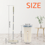 Mikrokiust lamep&otilde;randamop 360 Spin Mopi &auml;mbrikomplekt koos 2 padjaga M&auml;rg-keemiline puhastusmopp Rippuv tolmumopp Kodu p&otilde;randapuhastust&ouml;&ouml;riist Uus beež