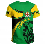 Suvemood Uus 3D Jamaica riigilipu embleemiga tr&uuml;kitud T-s&auml;rk Jamaic vapi graafilised T-s&auml;rgid meestele Vintage riided L
