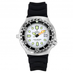 Ratio FreeDiver Versioon 02 Heeliumikindel 1000M Safiir Kvarts Valge sihverplaat 1038EF102V-WHT-V02 Meeste k&auml;ekell valge