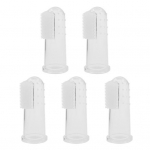 5 tk Lemmikloomade hambahari Silikoonist s&otilde;rmehambahari koertele Kassidele V&auml;ikesed Keskmised Suured T&otilde;ud Kutsika Hambahooldus Koerte hammaste puhastusharja komplekt A