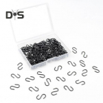 100/200 tk Mini S konksud roostekindlad korrosioonikindlad laialdaselt kasutatavad v&auml;ikesed S-kujulised riidepuu j&otilde;uluehted metallist konksud 100pcs