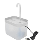 1,5-liitrine kassikoera veepurskkaev, automaatse tsirkulatsiooniga vooluga lemmiklooma joogipurskkaev k&uuml;&uuml;narnuki otsikuga