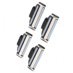 4 tk kolmekihiline k&auml;sitsi habemenuga vahetatav tera, asenduspea, meeste habeme noa raseerimist&ouml;&ouml;riist