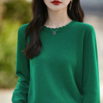 Pehme vabaaja pitsist &uuml;mara kaelusega sviiter naistele s&uuml;gis- ja talvekampsun pikkade varrukatega kootud kampsun avaras vormis S kaamel