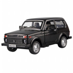 1/32 LADA NIVA Klassikaline Auto Sulamist Automudel Diecast Metallist M&auml;ngus&otilde;idukid Automudel K&otilde;rge Simulatsioon Heli Valgus Kollektsioon Laste Kingitus must