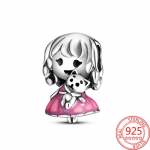 925 Sterling h&otilde;bedane Love Boy Charm Fit Fashion 3 mm k&auml;ev&otilde;ru ja kaelakee Kaunid j&otilde;ulukingid t&uuml;drukutele