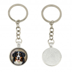 Bernese Mountain Dog, Berner Sennenhund - keychain in a box, own photo, keychain pendant from Art-Dog brand