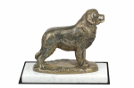 Newfoundland, Newfs, Newfies - dog figurine, statue on white marble, trophy for Art-Dog dog show exhibition