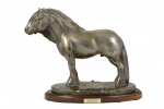 Fell Pony Stallion - horse figurine, horse silhouette on wood, prestigious award in the Art-Dog brand competition