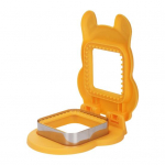 V&otilde;ileivavorm ja sulgur leivavorm laste l&otilde;unas&ouml;&ouml;giks ruudukujuline v&otilde;ileivamasin koomiks lihtne kasutada bento karbi tarvikud sidrunikollane v&auml;rv