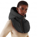 Talvine &uuml;likerge kapuutsiga m&uuml;ts mantel Kaelus krae t&otilde;mblukk Kinnitus n&ouml;&ouml;r Meeste soe s&otilde;rmus sall Balaclava m&uuml;ts mantel sall l&uuml;hike paak top L must