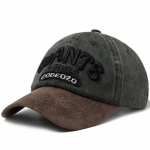 Pestud puuvillane meeste pesapallim&uuml;ts kirjade tikandiga naiste m&uuml;tsid suvine vabaaja p&auml;ikesesirmiga m&uuml;ts reguleeritav tumesinine