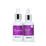 The Derma Co Aknevastane ja Aknej&auml;lgi Eemaldav Komplekt - 2% Salits&uuml;&uuml;lhappe N&auml;oseerum (30 ml) + 10% niatsiinamiidi n&auml;oseerum white