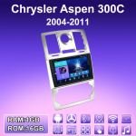 2 DIN Androidi autoraadio Chrysler Aspen 300C 2004-2011 Multimeediumipleieri peakomplekt Stereo GPS Navigatsioon WIFI 1+16GB 1+16GB