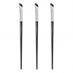 3 tk Kahe otsaga kulmuharjade komplekt, spiraalne bevel silmameigipintsel Plastikust k&auml;epidemega ripsmehari Professionaalne ripsmekammiga kulmut&ouml;&ouml;riist A