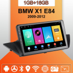 Autoraadio Android Auto Carplay BMW X1 E84 2009-2012 jaoks Multimeediapleier Peak Unit Stereo GPS-navigatsioon BT WIFI 1+16GB 1+16GB