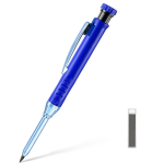 2,8 mm puusepa mehaaniline pliiats koos teritajaga puidut&ouml;&ouml;tlemiseks m&otilde;eldud pika peaga puusepa pliiats kirjatarbed punane