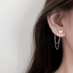 As&uuml;mmeetria Tutt Butterfly Piercing N&otilde;elk&otilde;rvar&otilde;ngas Naistele Peoehted Pendientes Aksessuaarid Korea k&otilde;rvar&otilde;ngad hulgim&uuml;&uuml;k