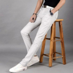 Uued Four Seasons kantavad meeste vabaaja p&uuml;ksid sirge s&auml;&auml;rega Slim Fit &auml;rip&uuml;ksid lahtised p&uuml;ksid 28