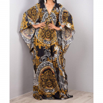 Lipsuv&auml;rviga kaftani kleit, vabaaja rannasuvine Maxi Cover Up Maxi kleit, naiste riided One Size