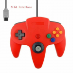 Manette de jeu filaire N64 - Rouge - Contr&ocirc;leur